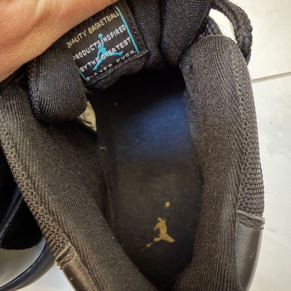 AIR Jordan 11 Retro Black Gamma Blue High Top Sneakers Size 13 - Picture 10 of 12